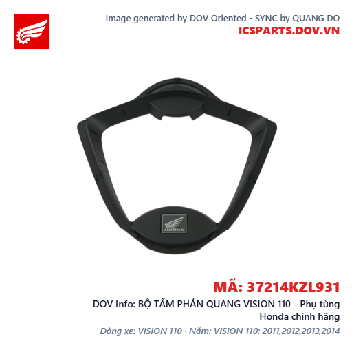 BỘ TẤM PHẢN QUANG VISION 110 - Phụ tùng Honda chính hãng