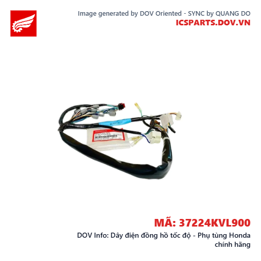 Dây điện đồng hồ tốc độ - Phụ tùng Honda chính hãng
