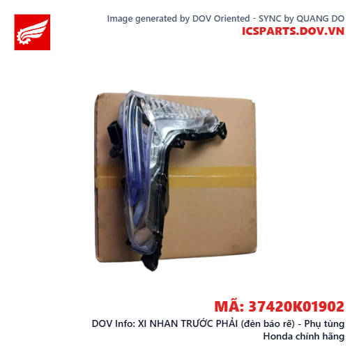 XI NHAN TRƯỚC PHẢI (đèn báo rẽ) - Phụ tùng Honda chính hãng