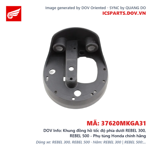 Khung đồng hồ tốc độ phía dưới REBEL 300, REBEL 500 - Phụ tùng Honda chính hãng
