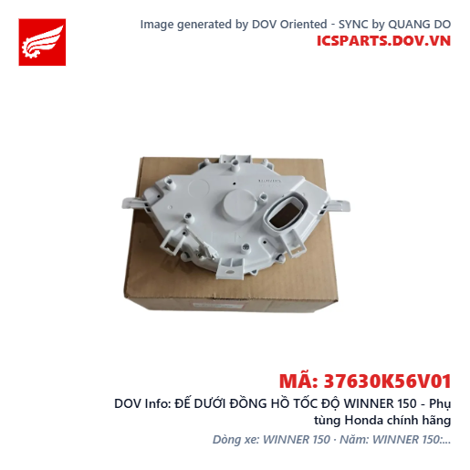 ĐẾ DƯỚI ĐỒNG HỒ TỐC ĐỘ WINNER 150 - Phụ tùng Honda chính hãng