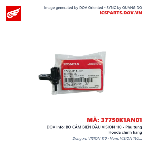 BỘ CẢM BIẾN DẦU VISION 110 - Phụ tùng Honda chính hãng