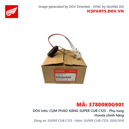 CỤM PHAO XĂNG SUPER CUB C125 - Phụ tùng Honda chính hãng