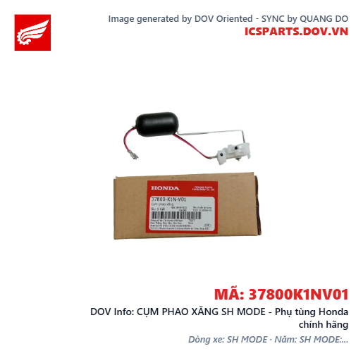 CỤM PHAO XĂNG SH MODE - Phụ tùng Honda chính hãng