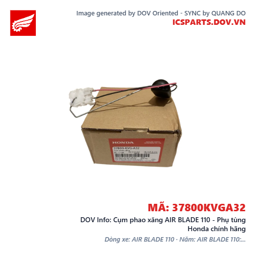 Cụm phao xăng AIR BLADE 110 - Phụ tùng Honda chính hãng