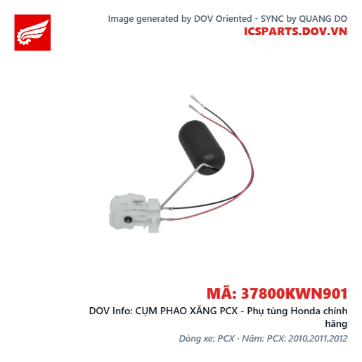 CỤM PHAO XĂNG PCX - Phụ tùng Honda chính hãng