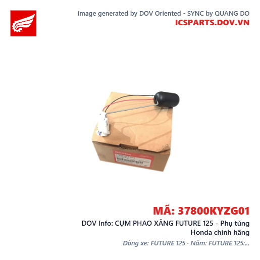 CỤM PHAO XĂNG FUTURE 125 - Phụ tùng Honda chính hãng