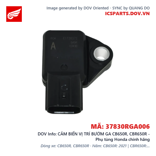 CẢM BIẾN VỊ TRÍ BƯỚM GA CB650R, CBR650R - Phụ tùng Honda chính hãng