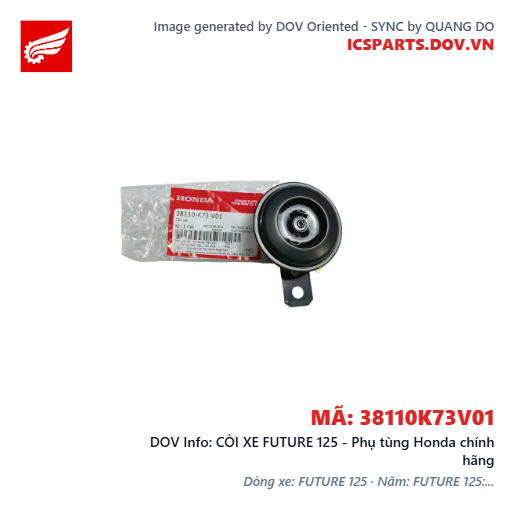 CÒI XE FUTURE 125 - Phụ tùng Honda chính hãng