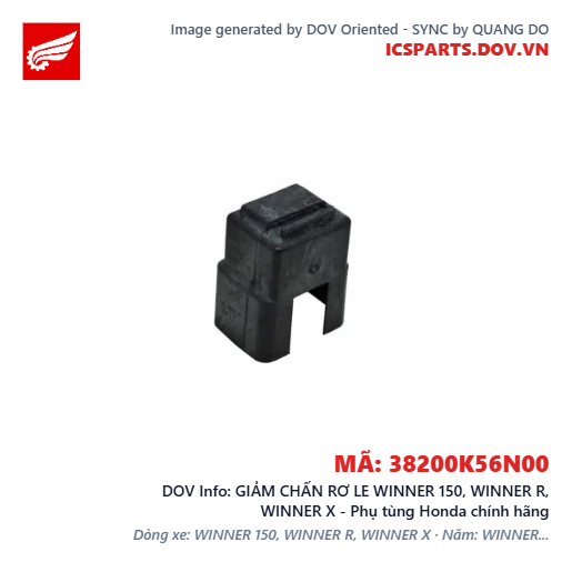 GIẢM CHẤN RƠ LE WINNER 150, WINNER R, WINNER X - Phụ tùng Honda chính hãng