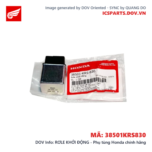 RƠLE KHỞI ĐỘNG - Phụ tùng Honda chính hãng