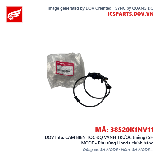 CẢM BIẾN TỐC ĐỘ VÀNH TRƯỚC (niềng) SH MODE - Phụ tùng Honda chính hãng