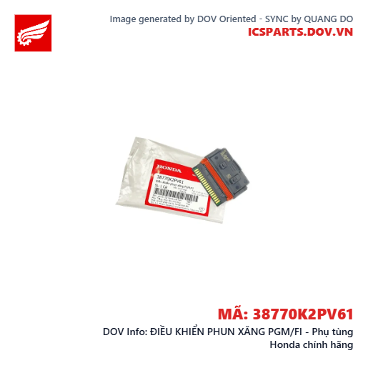ĐIỀU KHIỂN PHUN XĂNG PGM/FI - Phụ tùng Honda chính hãng