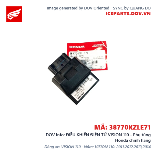ĐIỀU KHIỂN ĐIỆN TỬ VISION 110 - Phụ tùng Honda chính hãng