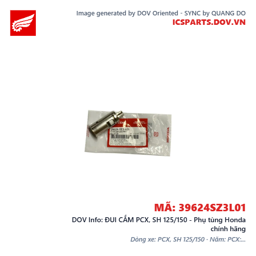 ĐUI CẮM PCX, SH 125/150 - Phụ tùng Honda chính hãng