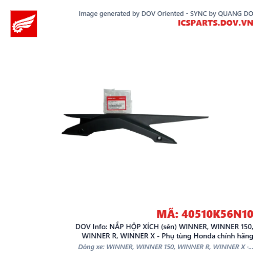 NẮP HỘP XÍCH (sên) WINNER, WINNER 150, WINNER R, WINNER X - Phụ tùng Honda chính hãng