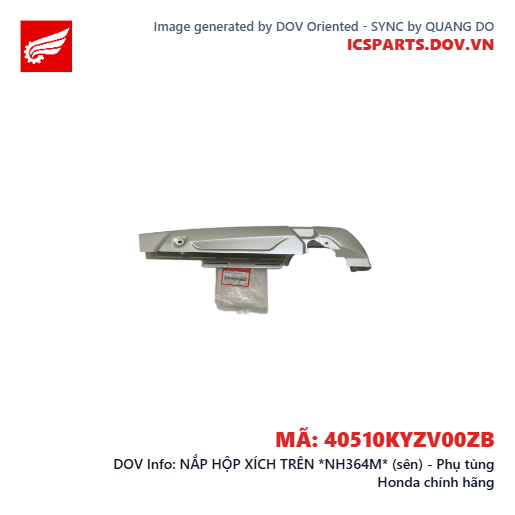 NẮP HỘP XÍCH TRÊN *NH364M* (sên) - Phụ tùng Honda chính hãng