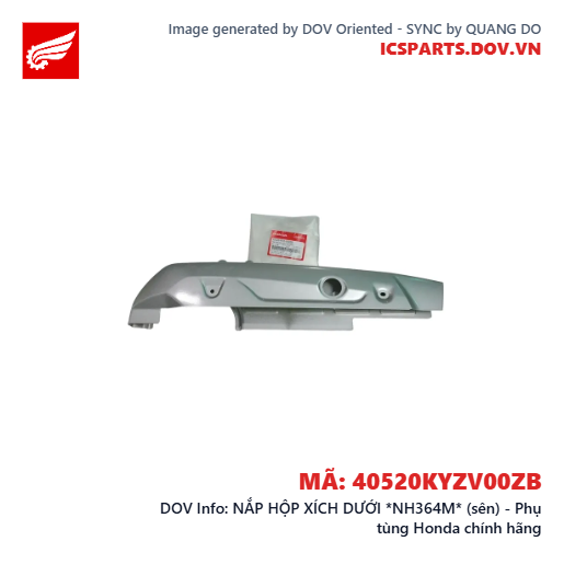 NẮP HỘP XÍCH DƯỚI *NH364M* (sên) - Phụ tùng Honda chính hãng