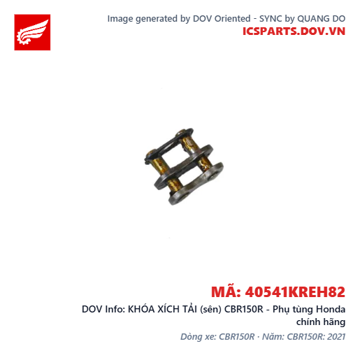 KHÓA XÍCH TẢI (sên) CBR150R - Phụ tùng Honda chính hãng
