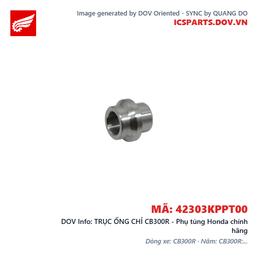 TRỤC ỐNG CHỈ CB300R - Phụ tùng Honda chính hãng