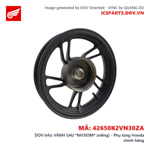 VÀNH SAU *NH303M* (niềng) - Phụ tùng Honda chính hãng