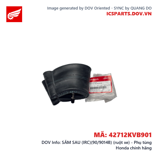 SĂM SAU (IRC)(90/9014B) (ruột xe) - Phụ tùng Honda chính hãng