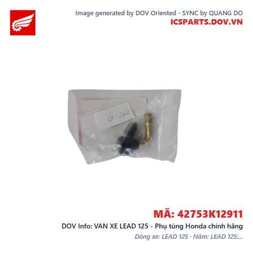 VAN XE LEAD 125 - Phụ tùng Honda chính hãng