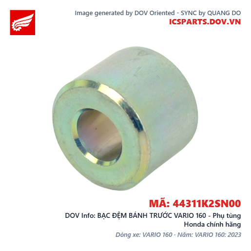 BẠC ĐỆM BÁNH TRƯỚC VARIO 160 - Phụ tùng Honda chính hãng