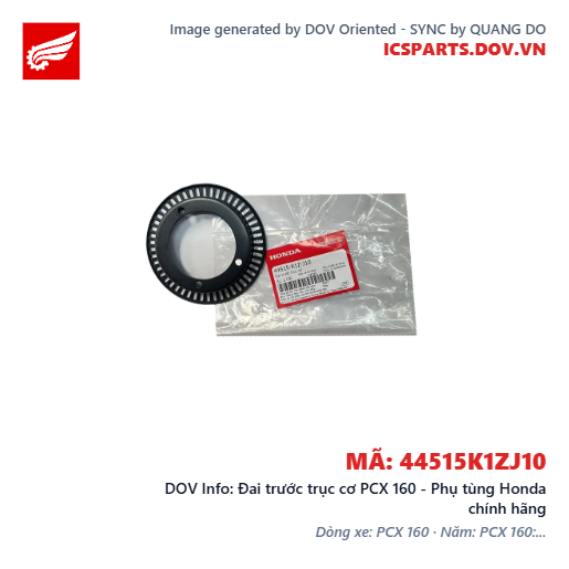 Đai trước trục cơ PCX 160 - Phụ tùng Honda chính hãng
