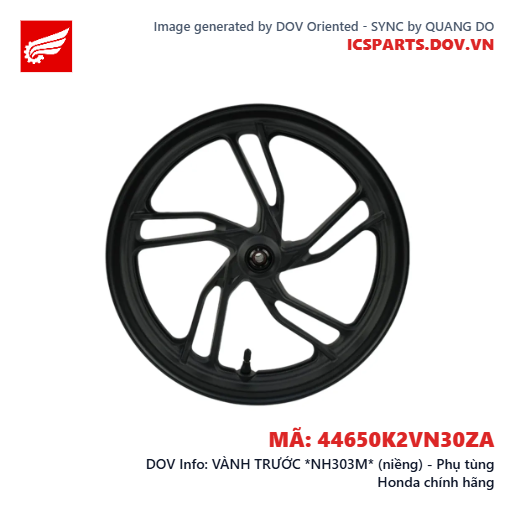 VÀNH TRƯỚC *NH303M* (niềng) - Phụ tùng Honda chính hãng