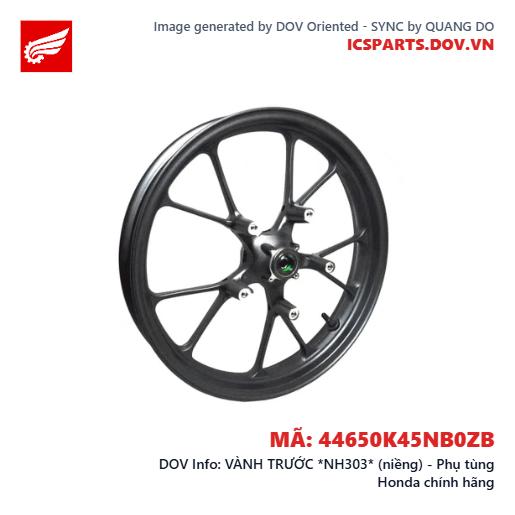 VÀNH TRƯỚC *NH303* (niềng) - Phụ tùng Honda chính hãng