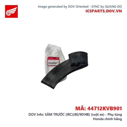 SĂM TRƯỚC (IRC)(80/9014B) (ruột xe) - Phụ tùng Honda chính hãng