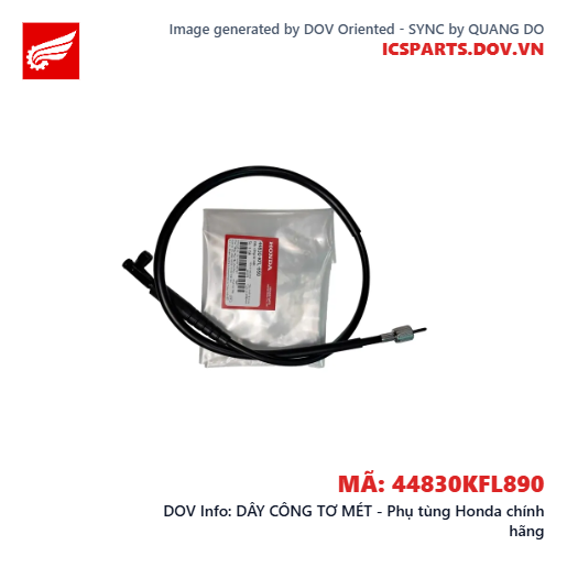 DÂY CÔNG TƠ MÉT - Phụ tùng Honda chính hãng
