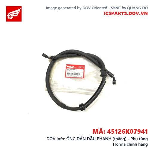 ỐNG DẪN DẦU PHANH (thắng) - Phụ tùng Honda chính hãng