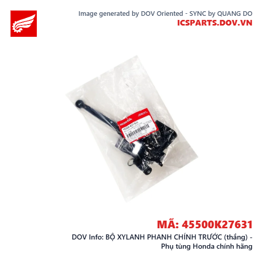 BỘ XYLANH PHANH CHÍNH TRƯỚC (thắng) - Phụ tùng Honda chính hãng