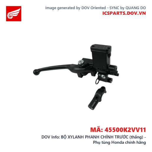 BỘ XYLANH PHANH CHÍNH TRƯỚC (thắng) - Phụ tùng Honda chính hãng