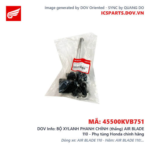 BỘ XYLANH PHANH CHÍNH (thắng) AIR BLADE 110 - Phụ tùng Honda chính hãng