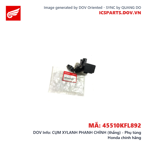 CỤM XYLANH PHANH CHÍNH (thắng) - Phụ tùng Honda chính hãng