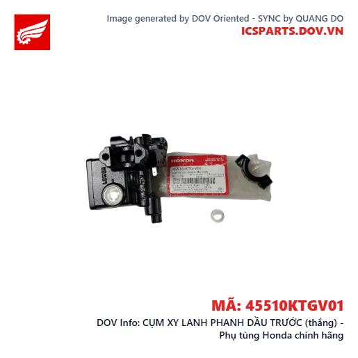 CỤM XY LANH PHANH DẦU TRƯỚC (thắng) - Phụ tùng Honda chính hãng