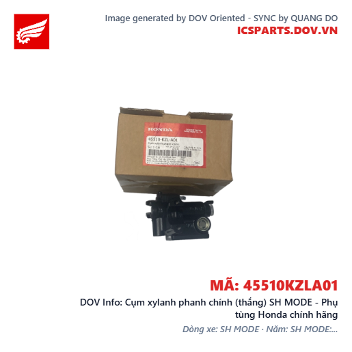 Cụm xylanh phanh chính (thắng) SH MODE - Phụ tùng Honda chính hãng
