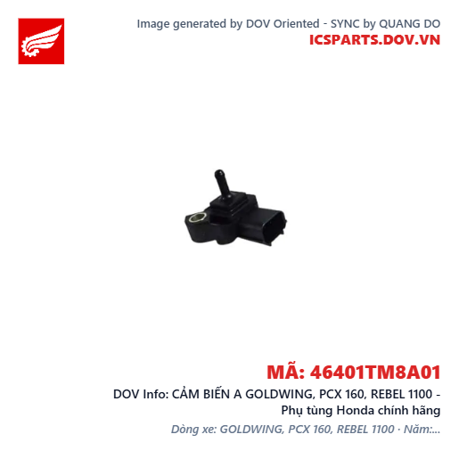 CẢM BIẾN A GOLDWING, PCX 160, REBEL 1100 - Phụ tùng Honda chính hãng