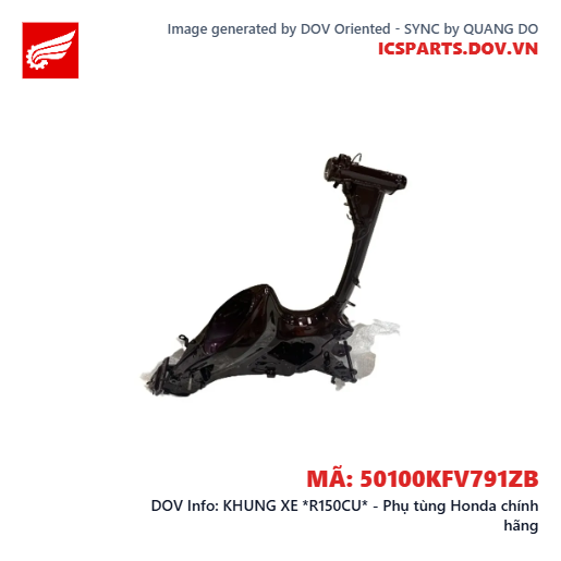 KHUNG XE *R150CU* - Phụ tùng Honda chính hãng