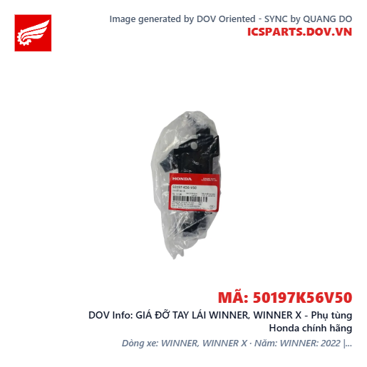 GIÁ ĐỠ TAY LÁI WINNER, WINNER X - Phụ tùng Honda chính hãng