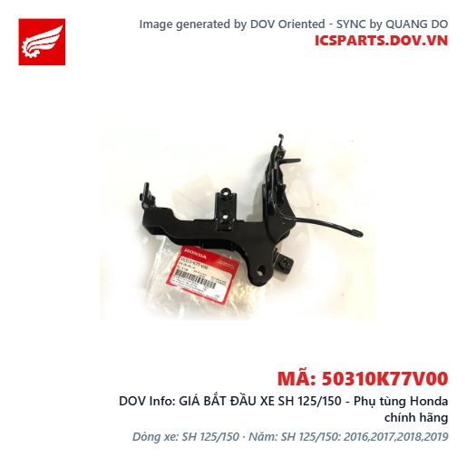 GIÁ BẮT ĐẦU XE SH 125/150 - Phụ tùng Honda chính hãng