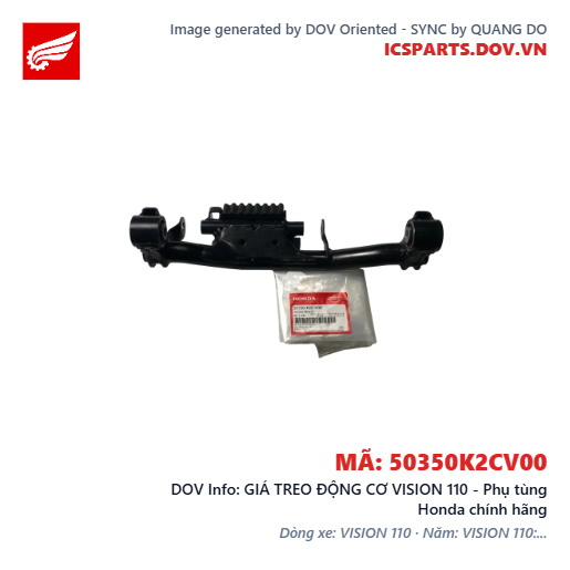 GIÁ TREO ĐỘNG CƠ VISION 110 - Phụ tùng Honda chính hãng