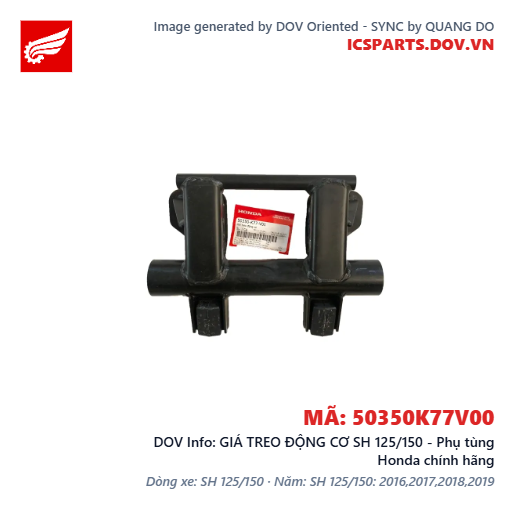 GIÁ TREO ĐỘNG CƠ SH 125/150 - Phụ tùng Honda chính hãng