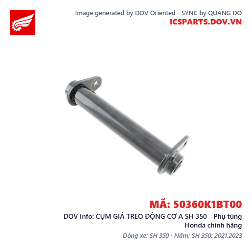 CỤM GIÁ TREO ĐỘNG CƠ A SH 350 - Phụ tùng Honda chính hãng