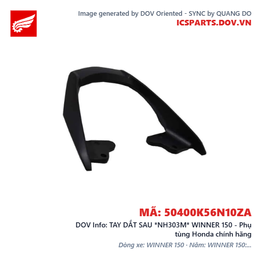 TAY DẮT SAU *NH303M* WINNER 150 - Phụ tùng Honda chính hãng