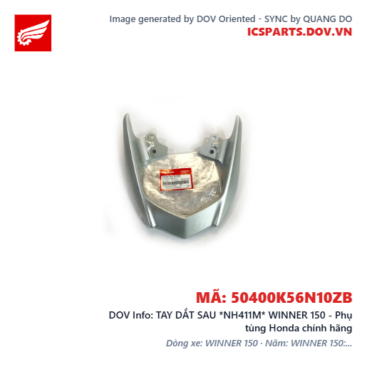 TAY DẮT SAU *NH411M* WINNER 150 - Phụ tùng Honda chính hãng