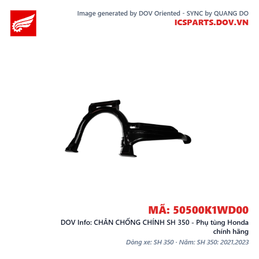 CHÂN CHỐNG CHÍNH SH 350 - Phụ tùng Honda chính hãng